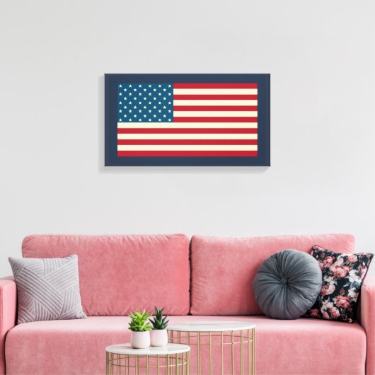 Impression du canevas d'art du drapeau américain (Insitu(Salon))