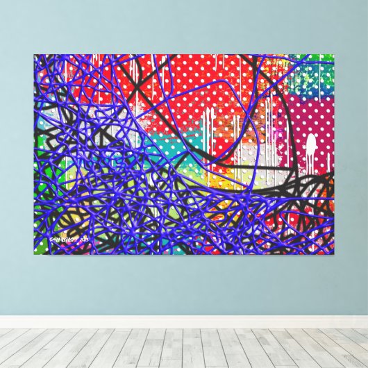 Impression du canevas de chaînes de perte (Insitu (Plancher de Bois))