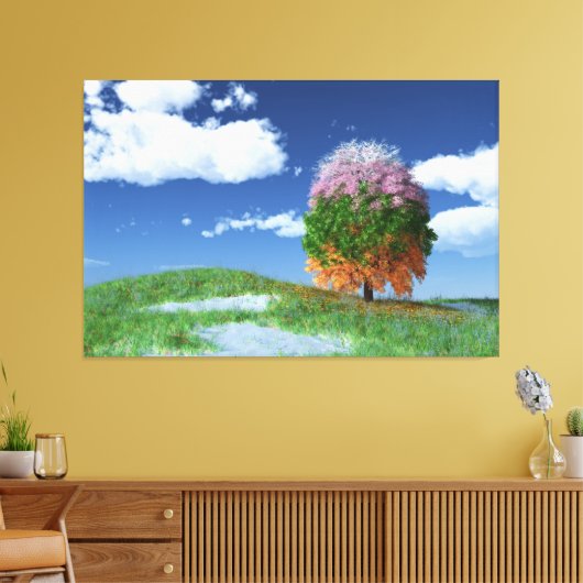 Impression du canevas de l'arbre de saison (Insitu(Salon))