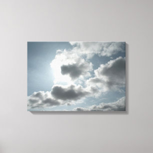Impression du canevas de nuages