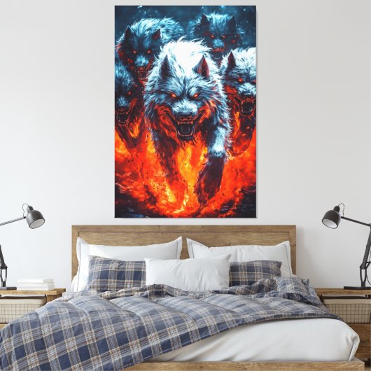 Impression du canevas de pack Wolf infernal (Insitu(Chambre))
