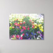 Impression du canevas de patchs de fleurs (Recto)