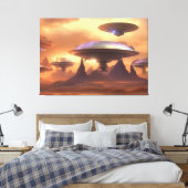 Impression du canevas d'invasion UFO (Insitu(Chambre))