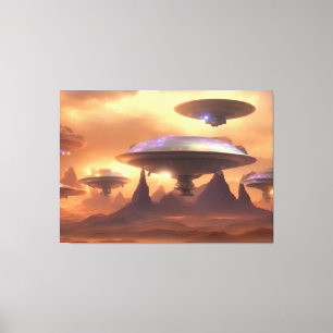 Impression du canevas d'invasion UFO