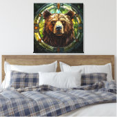 Impression du canevas d'ours (Insitu(Chambre))
