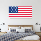 Impression du canevas du drapeau américain (Insitu(Chambre))