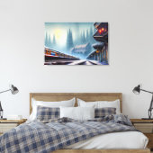 Impression du canevas du train (Insitu(Chambre))