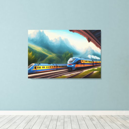 Impression du canevas du train (Insitu (Plancher de Bois))