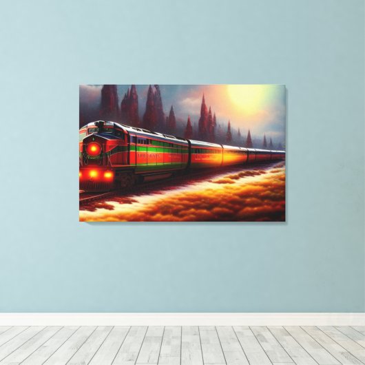 Impression du canevas du train (Insitu (Plancher de Bois))