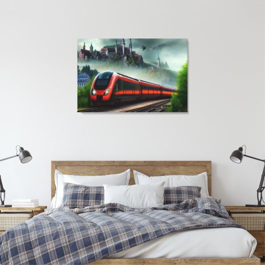 Impression du canevas du train (Insitu(Chambre))