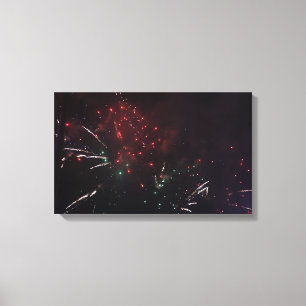 Impression du canevas Fireworks