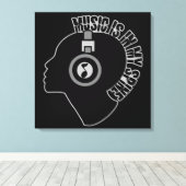 Impression du canevas personnalisé de musique (Insitu (Plancher de Bois))