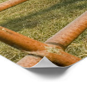 Impression du champ de foin rural (Coin)