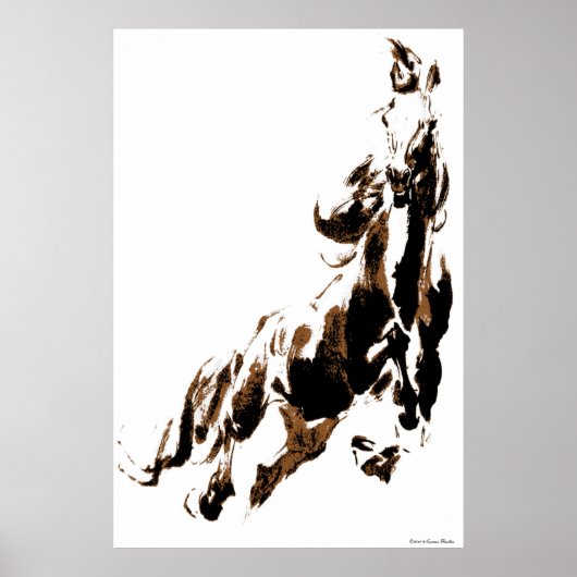 Impression du cheval (Devant)