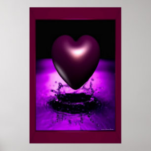Impression du coeur pourpre