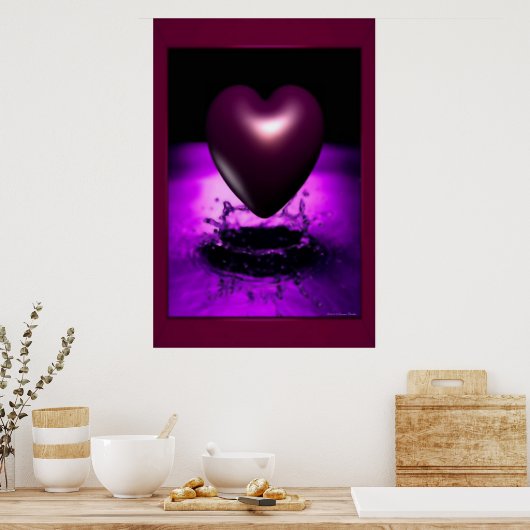 Impression du coeur pourpre (Cuisine)