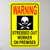 Impression du collaborateur stressé (Devant)