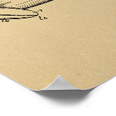 Impression du dessin d'art breveté de l'avion prop (Coin)