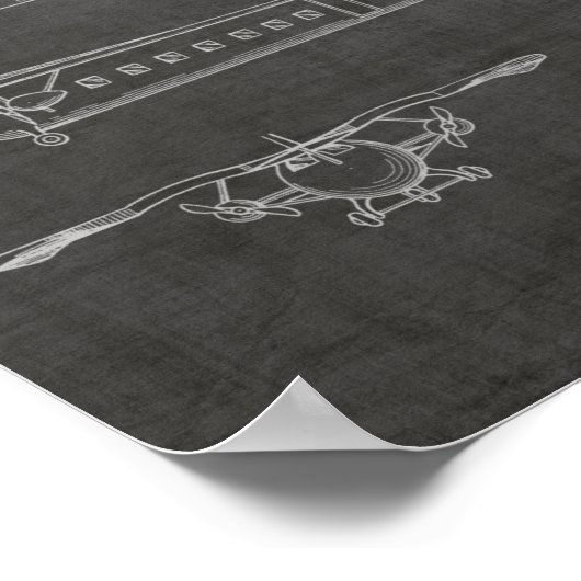 Impression du dessin d'art sur les brevets d'avion (Coin)