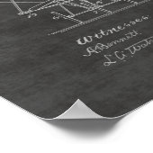 Impression du dessin de brevet d'avion de la machi (Coin)