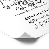 Impression du dessin de brevet d'avion de la machi (Coin)