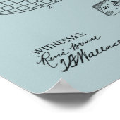 Impression du dessin de brevet d'hydravion à machi (Coin)