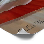 Impression du drapeau américain Eagle (Coin)