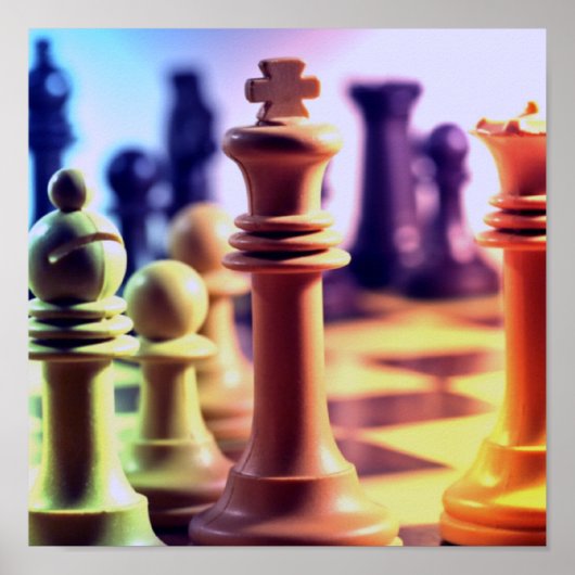 Impression du jeu d'échecs (Devant)