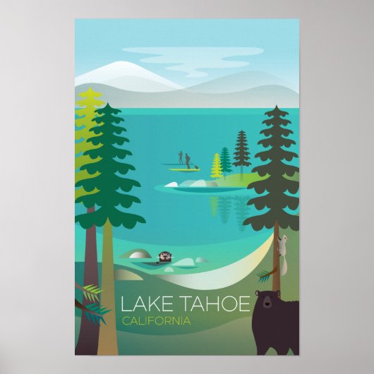 Impression du lac Tahoe (Devant)