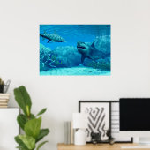 Impression du monde sous-marin (Bureau à domicile)