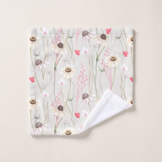 Impression du pays du chalet de prairie (Gant de toilette)