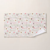 Impression du pays du chalet de prairie (Serviette à main)