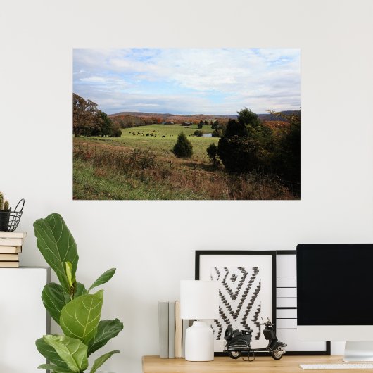 Impression du paysage d'Ozark (Bureau à domicile)