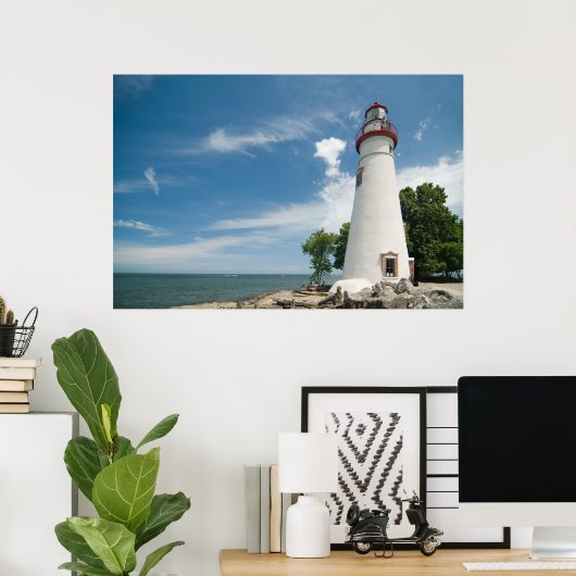 Impression du phare de Marblehead (Bureau à domicile)