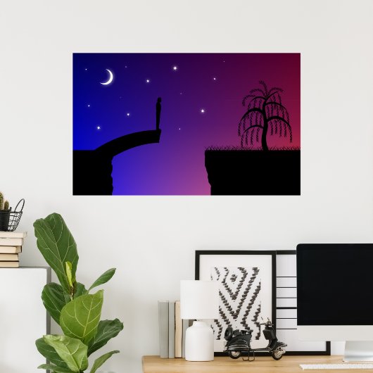 Impression du pont cassé (Bureau à domicile)