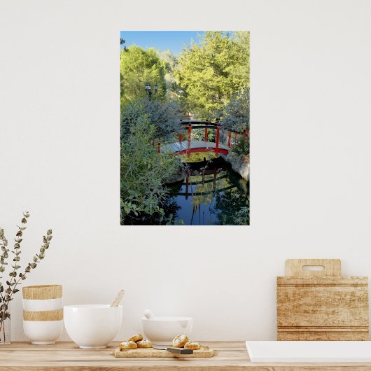 Impression du pont rouge (Cuisine)