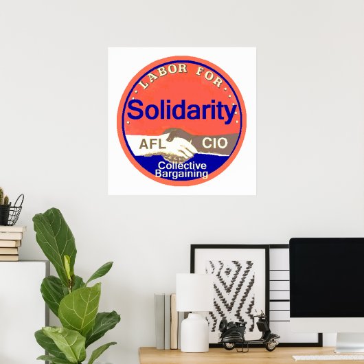 Impression du POSTER Solidarité (Bureau à domicile)