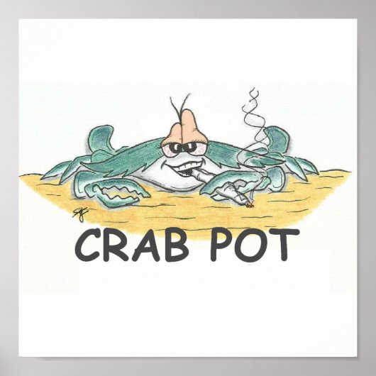 Impression du pot de crabe (Devant)
