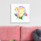 Impression du Rose de peinture à l'aquarelle (Insitu(Salon))
