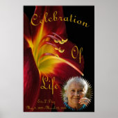 Impression du service commémoratif (Devant)