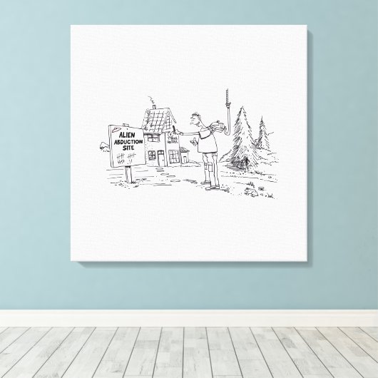 Impression du site d'enlèvement d'Aliens (Insitu (Plancher de Bois))