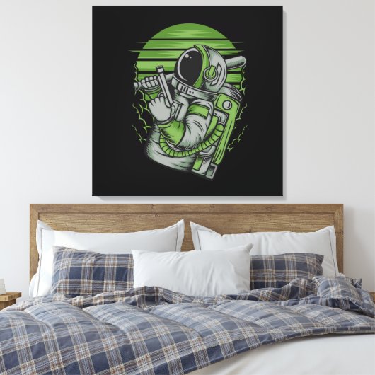 Impression du statut d'astronaute (Insitu(Chambre))