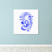 Impression du statut d'astronaute (Insitu (Plancher de Bois))