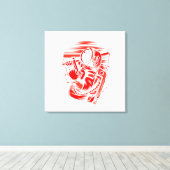 Impression du statut d'astronaute (Insitu (Plancher de Bois))