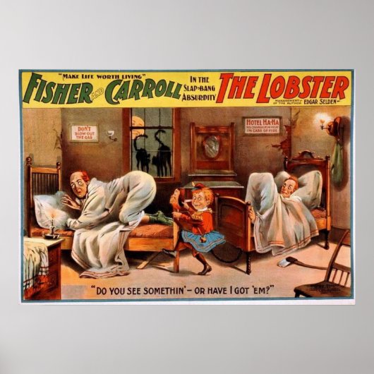 Impression du théâtre vintage Slapstick (Devant)