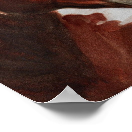 Impression d'un baiser sur toile (Coin)