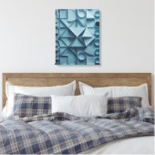 Impression d'un canevas Abstrait de géométrie tran (Insitu(Chambre))
