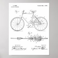 Impression d'un dessin d'art breveté de 1900 pour 