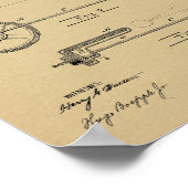 Impression d'un dessin d'art breveté de 1902 pour  (Coin)