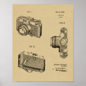 Impression d'un dessin d'art d'ancienne caméra de  (Devant)